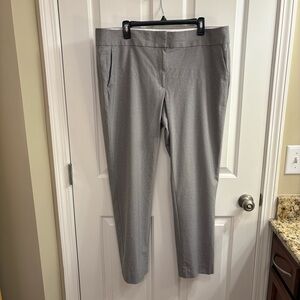 TALL LOFT Marisa Slim Gray Trousers 16 Tall